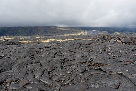 大岛的火山熔岩场夏威图片