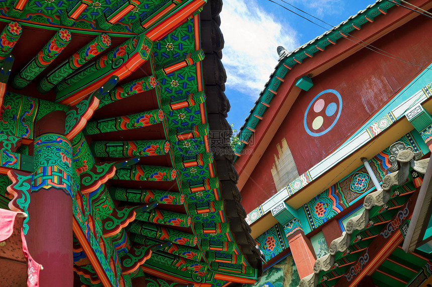 韩国佛教寺庙图片