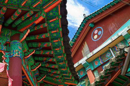 韩国佛教寺庙图片