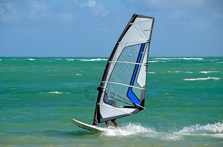 弗吉尼亚基湾海滩的风浪佛罗里达东南部一个流行背景图片