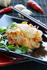 韩国食品泡菜传统沙拉图片