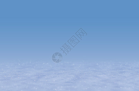 蓝色调的纯软雪背景图片