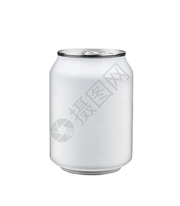 孤立的铝汽水罐图片