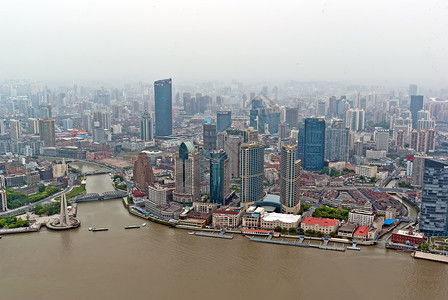 上海东方明珠塔全景图片