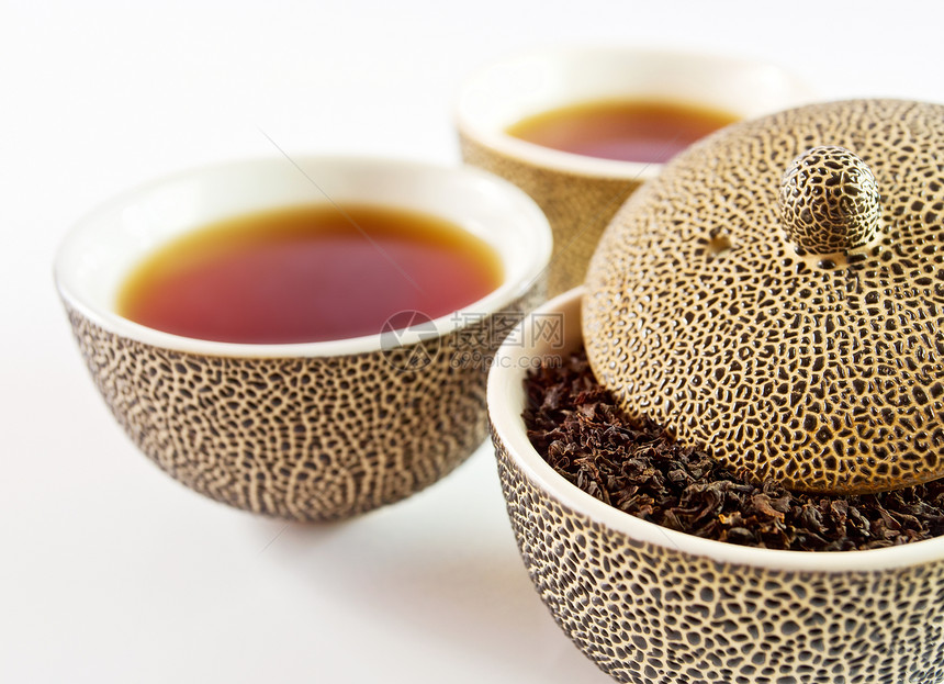 小日本杯子里的红茶图片