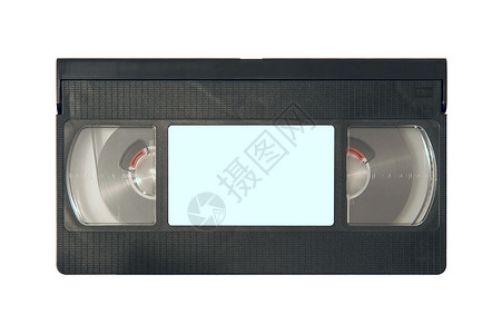 孤立的VHS录像带图片