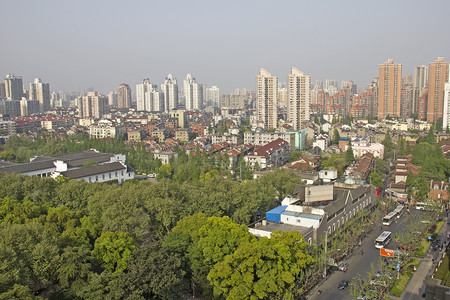 上海鸟瞰图图片