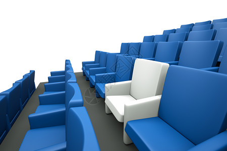 一个电影院座位一个特殊座位图片