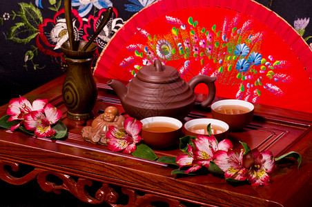 日本传统茶叶图片