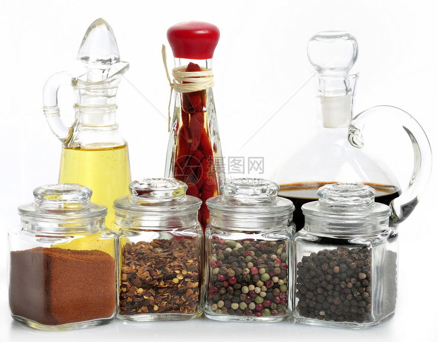 玻璃罐中的SpicesAsso图片