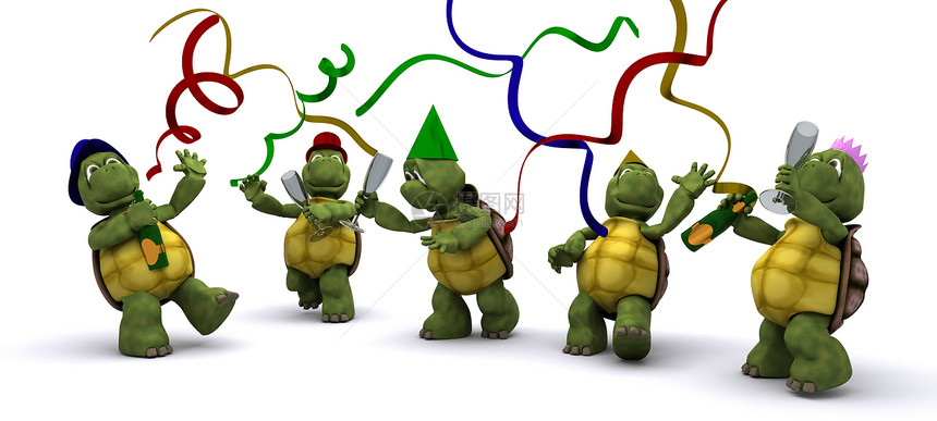 3D化体一只乌龟图片