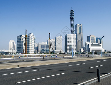 日本横滨天际线图片