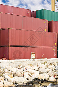 港口集装箱图片