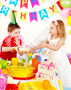 儿童生日快乐派对图片