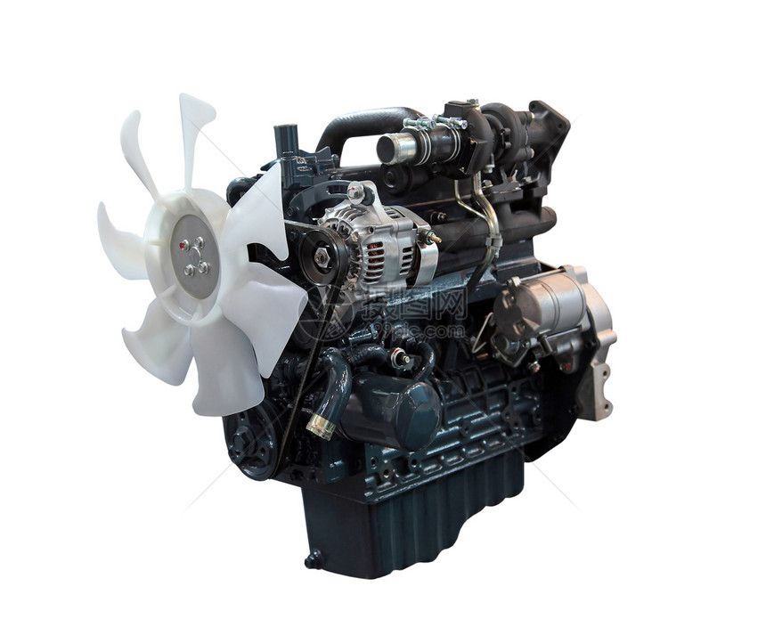 新的柴油机配有涡轮超强发电能力图片