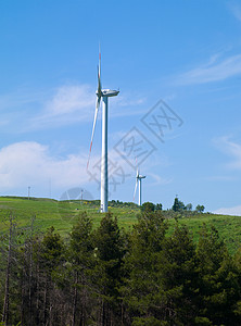 意大利的风力农场对图片