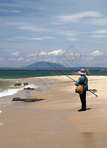 海边的渔夫图片