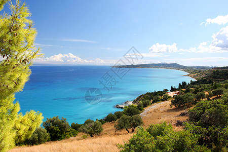 希腊的Azure海岸Zaky图片
