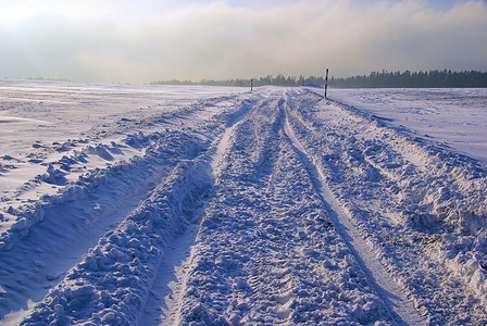 冬天的路11图片