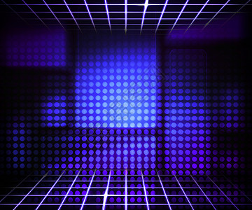 紫色虚拟技术概念背景图片