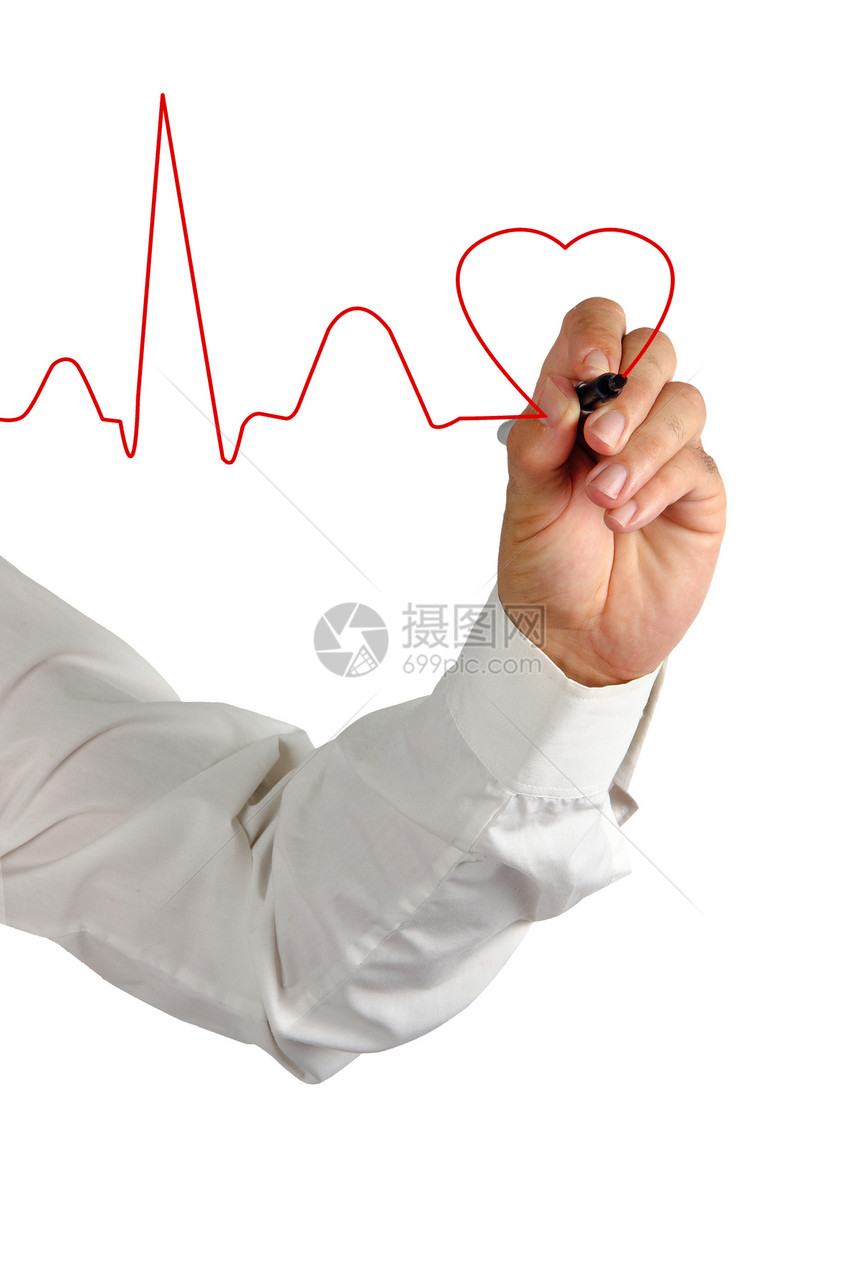 心电图与心脏图片