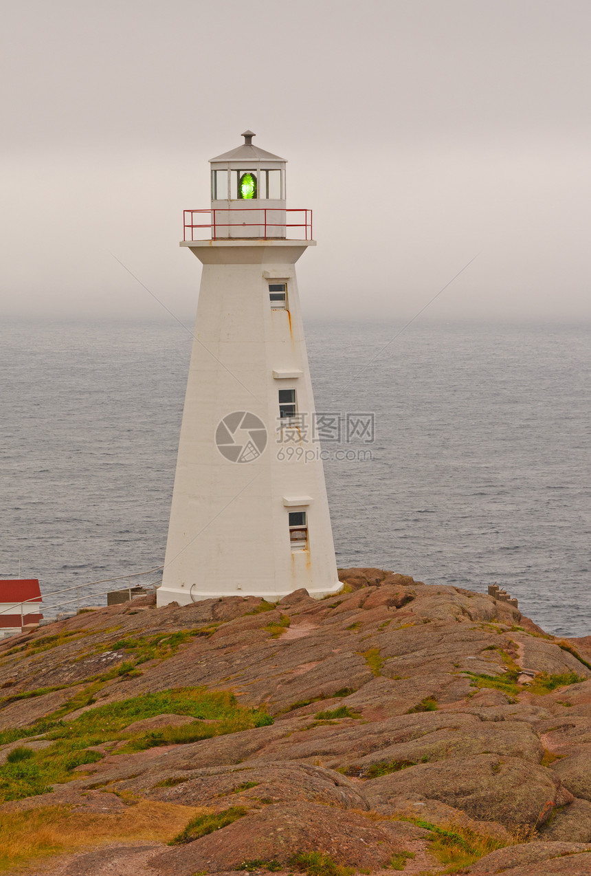 纽芬兰的CapeSpear灯塔图片