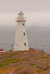 纽芬兰的CapeSpear灯塔图片