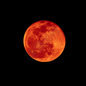 月食的红砖色背景图片