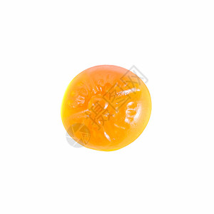 水果软糖果冻糖橙色图片