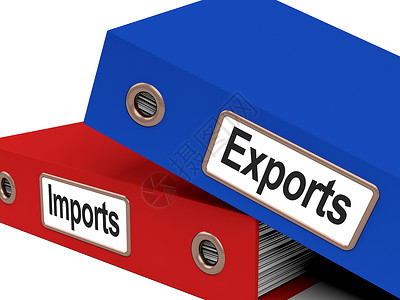 国际贸易或全球商业显示和出口进出口文件OurGlobalComme图片