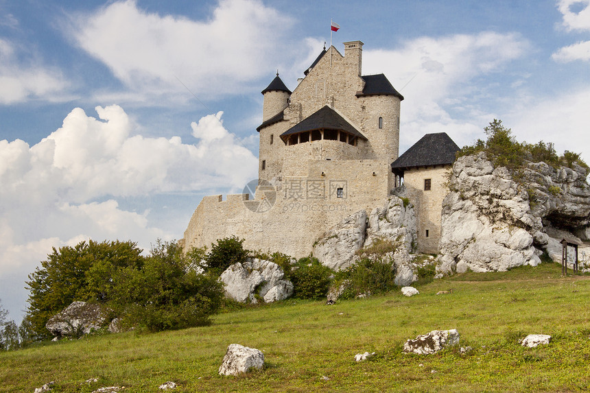 观察波立奇的古老城堡波兰图片