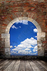 天空之门概念形图片