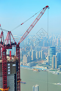 上海正在建设的摩天大楼图片