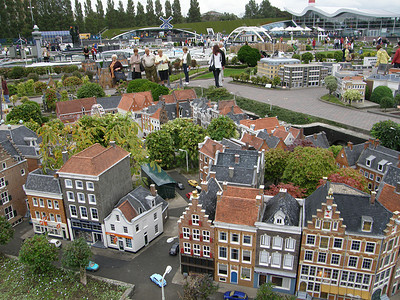 荷兰海牙的Madurodam是一个微型公园和旅游景点图片