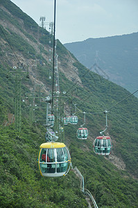 香港海洋公园的缆车图片
