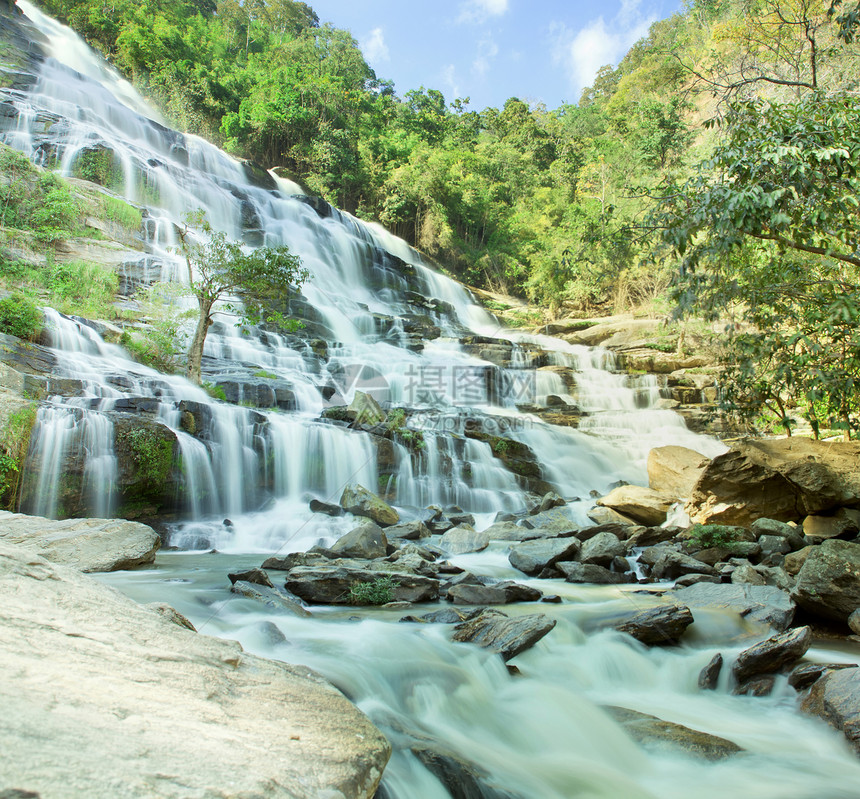 Maeyar瀑布Chiangmai图片