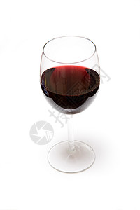玻璃中的红葡萄酒图片