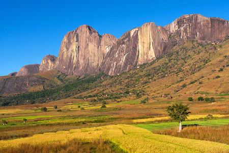 马达加斯Tsaranoro的山脉图片