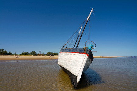 马达加斯的传统渔船图片