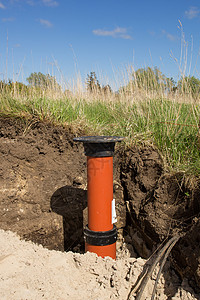 Sewer污水管道拍摄道路建筑工地图片