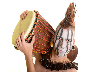 美洲印第安酋长肖像图片