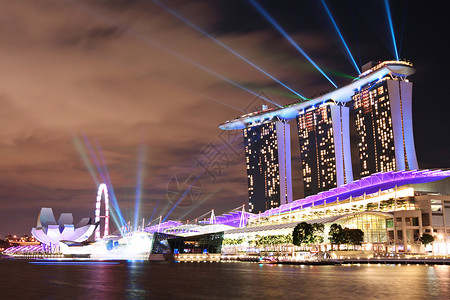 新加坡城市天际线图片