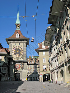 瑞士伯尔尼著名的Zytgloggguturturm图片