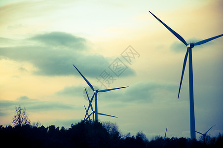 风力涡轮发电机的图像图片