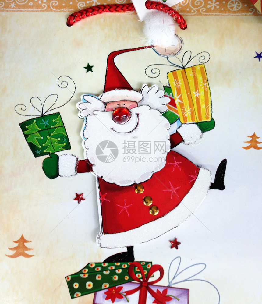 圣诞贺卡设计和颜色图片
