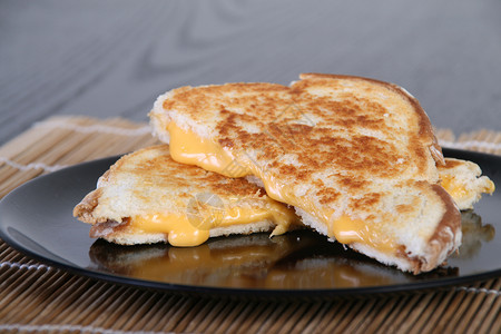 烤奶酪三明治背景图片