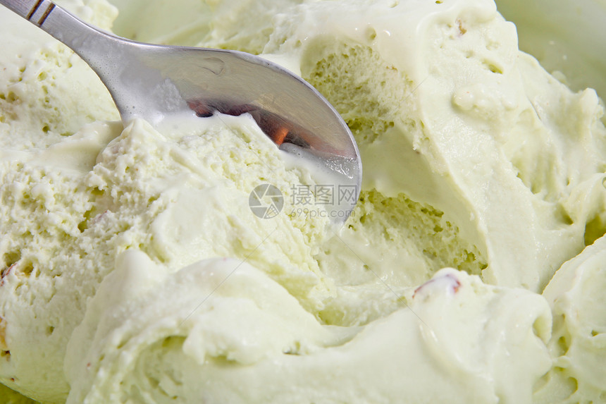 开心果冰淇淋图片