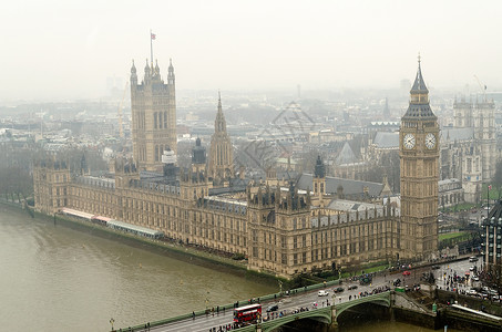 英国伦敦议会院空中展望图片