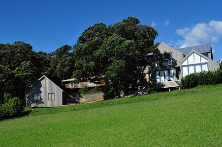 2009年日的度假屋这是新西兰人口最多的岛屿图片