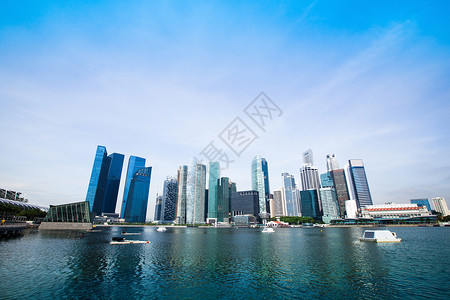 新加坡城市全景图片